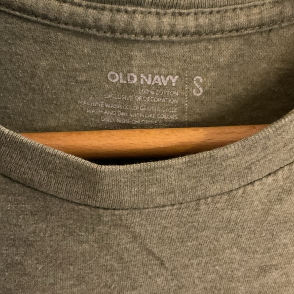 Old Navy - Short Sleeve Crewneck Shirt - Olive Green - Men’s Size Small - Picture 3 of 11